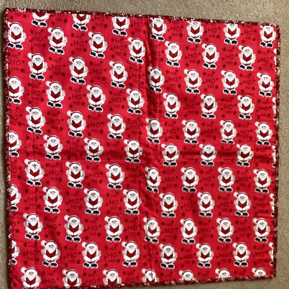 Handmade Square Shape Table Topper Linens Roses Floral Patchwork Home Decor - Picture 3 of 4